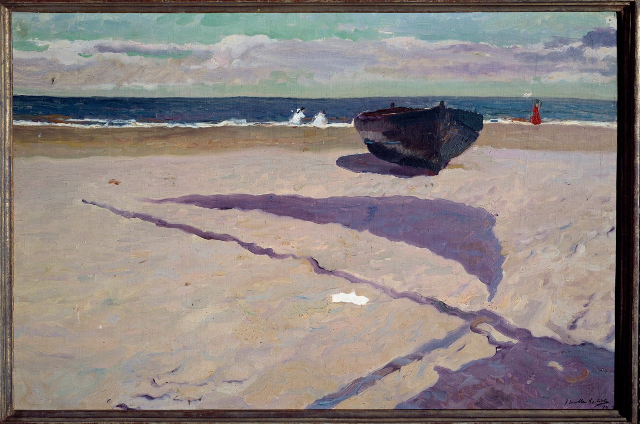 De schaduw van de boot door Joaquín Sorolla