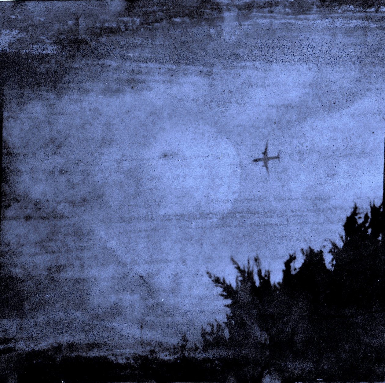 Vliegtuig boven Azië (foto) door Joby Hickey