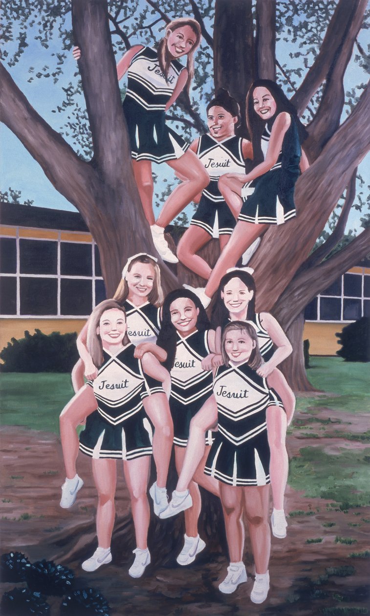 Jezuïeten cheerleaders in een boom door Joe Heaps Nelson