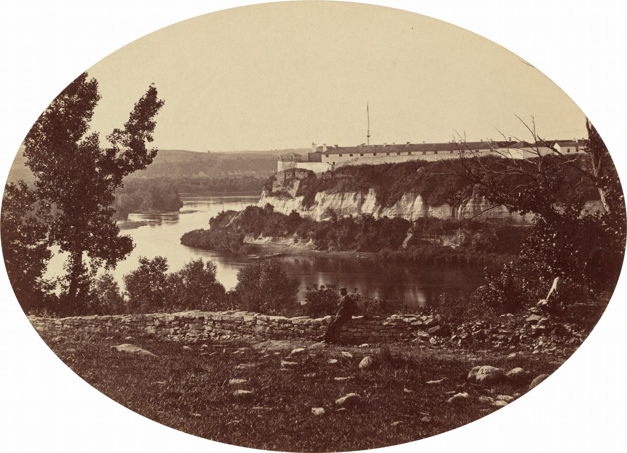 Fort Snelling, ca. 1865 door Joel E Whitney