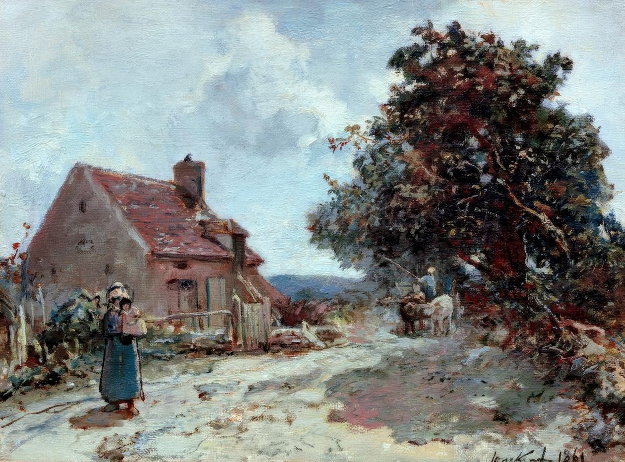 In de Omgeving van Nevers door Johan Barthold Jongkind