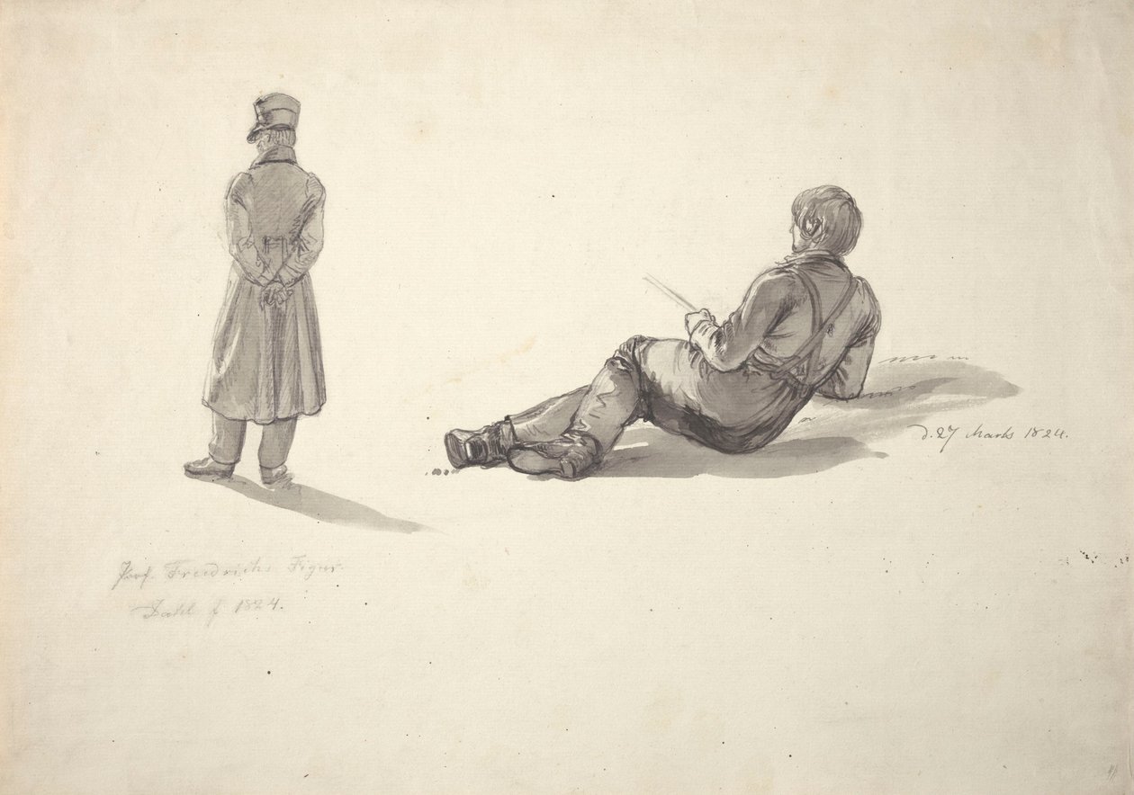 Caspar David Friedrich; visser door Johan Christian Dahl