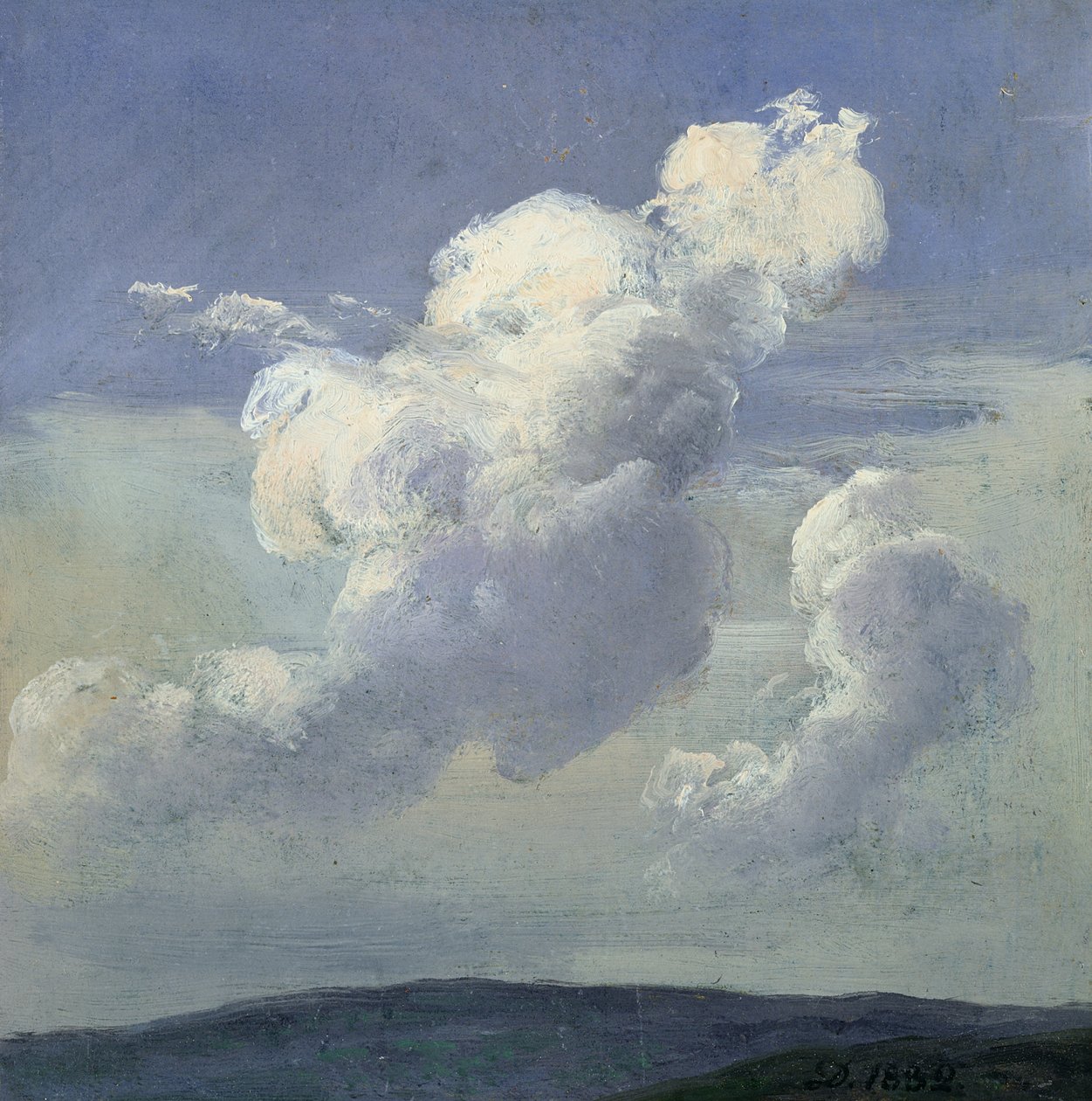 Studie van de wolk door Johan Christian Dahl