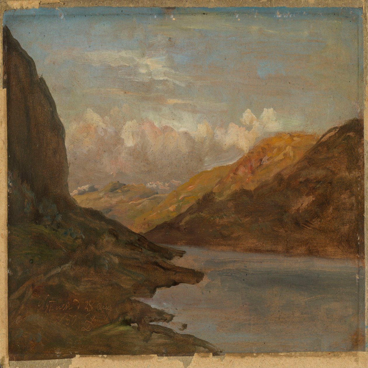 Landschap bij Nystuen in Filefjell door Johan Christian Dahl