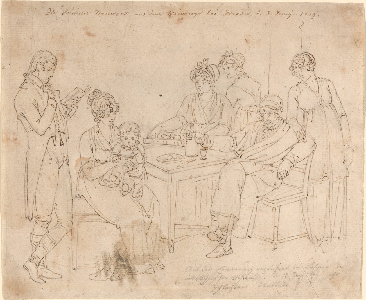 De Familie Nauwerk door Johan Christian Dahl