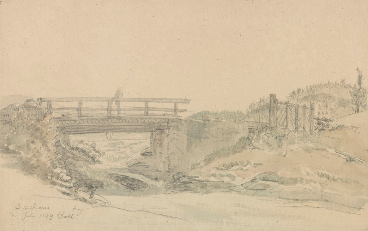 Bij Christiania door Johan Christian Dahl