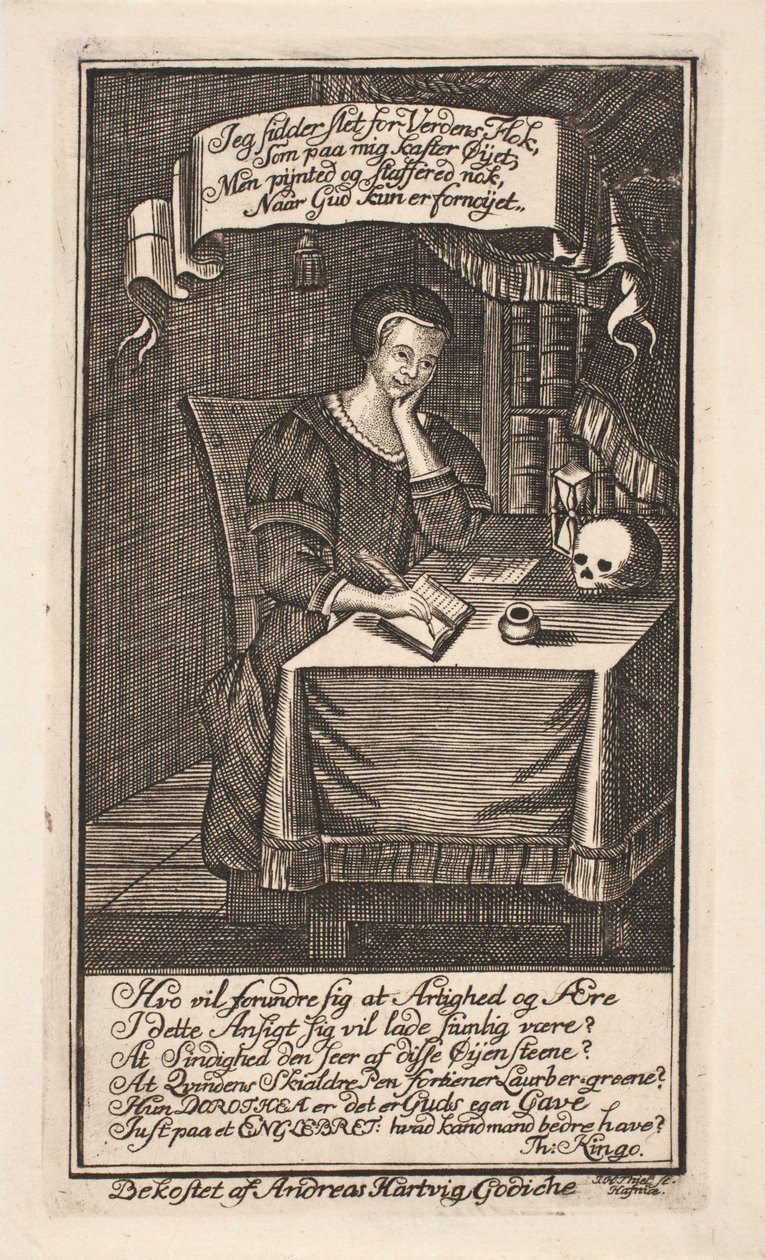 Dorthe Engelbrechtsdatter door Johan Herman Thiele