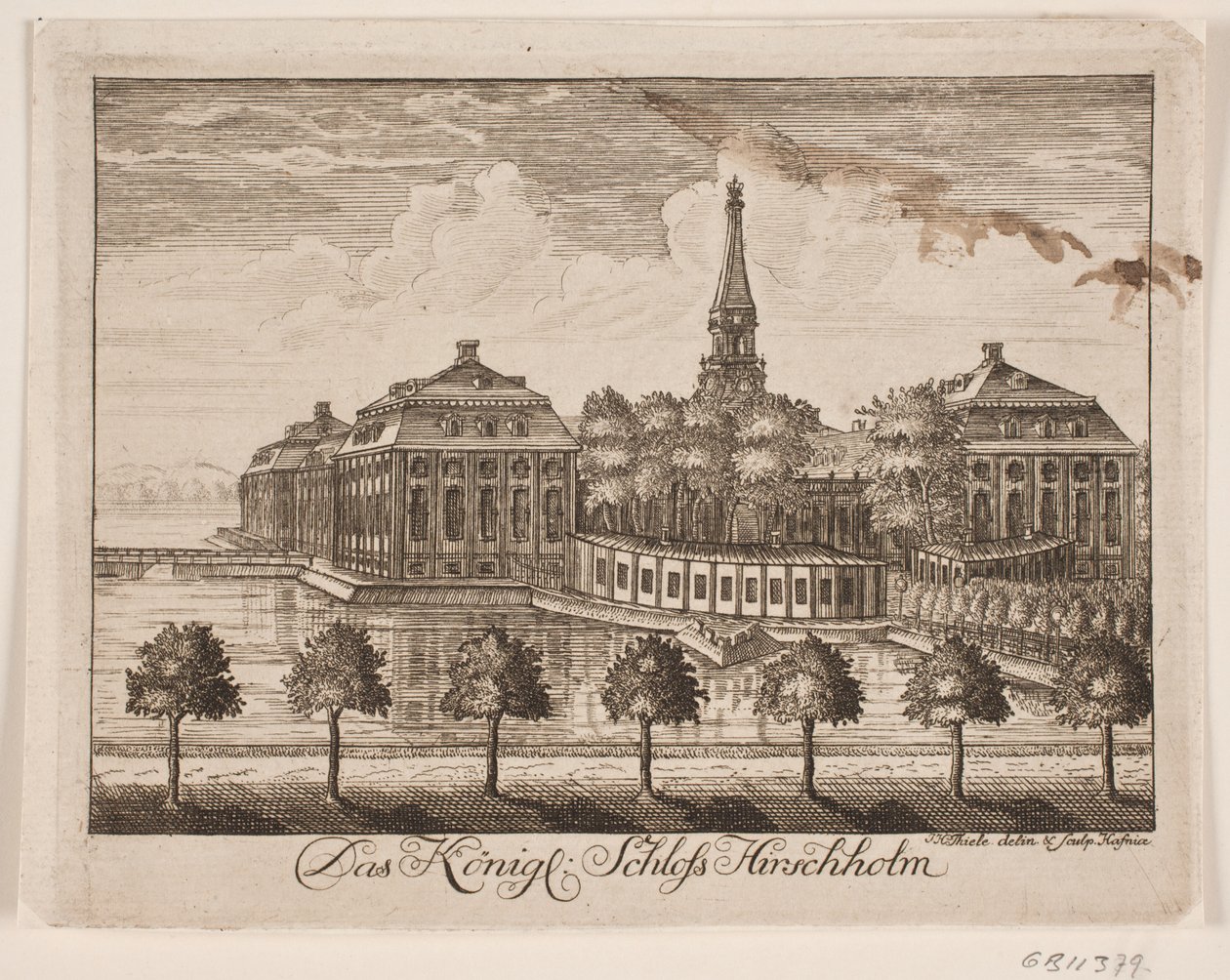 Hørsholm Slot door Johan Herman Thiele