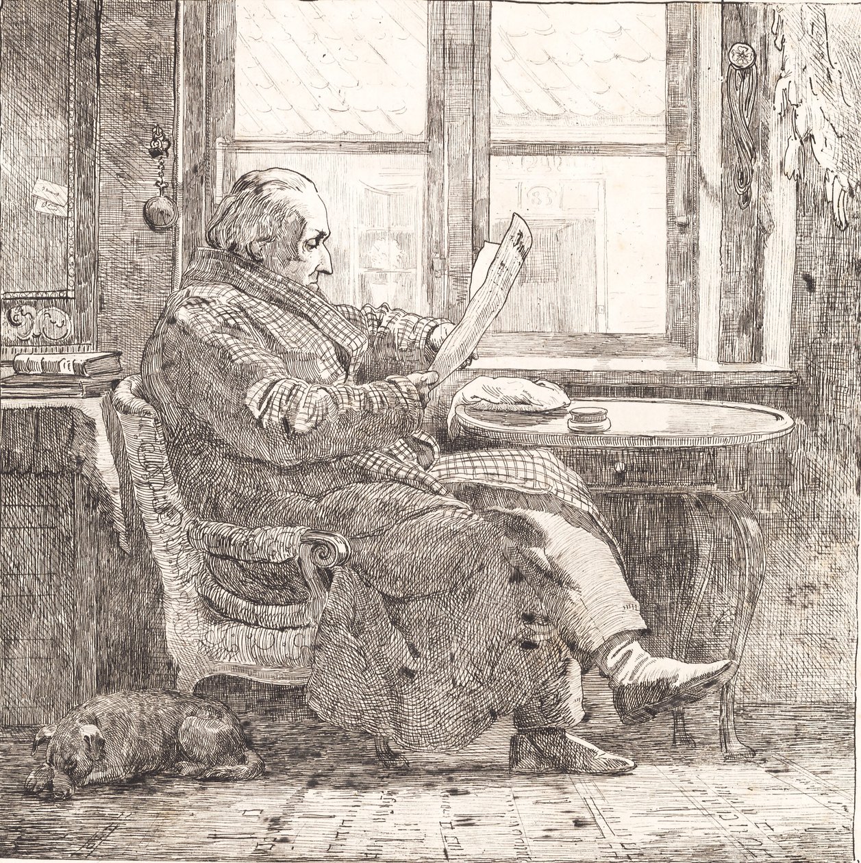 Justitsråd Emanuel Bonnevie door Johan Thomas Lundbye