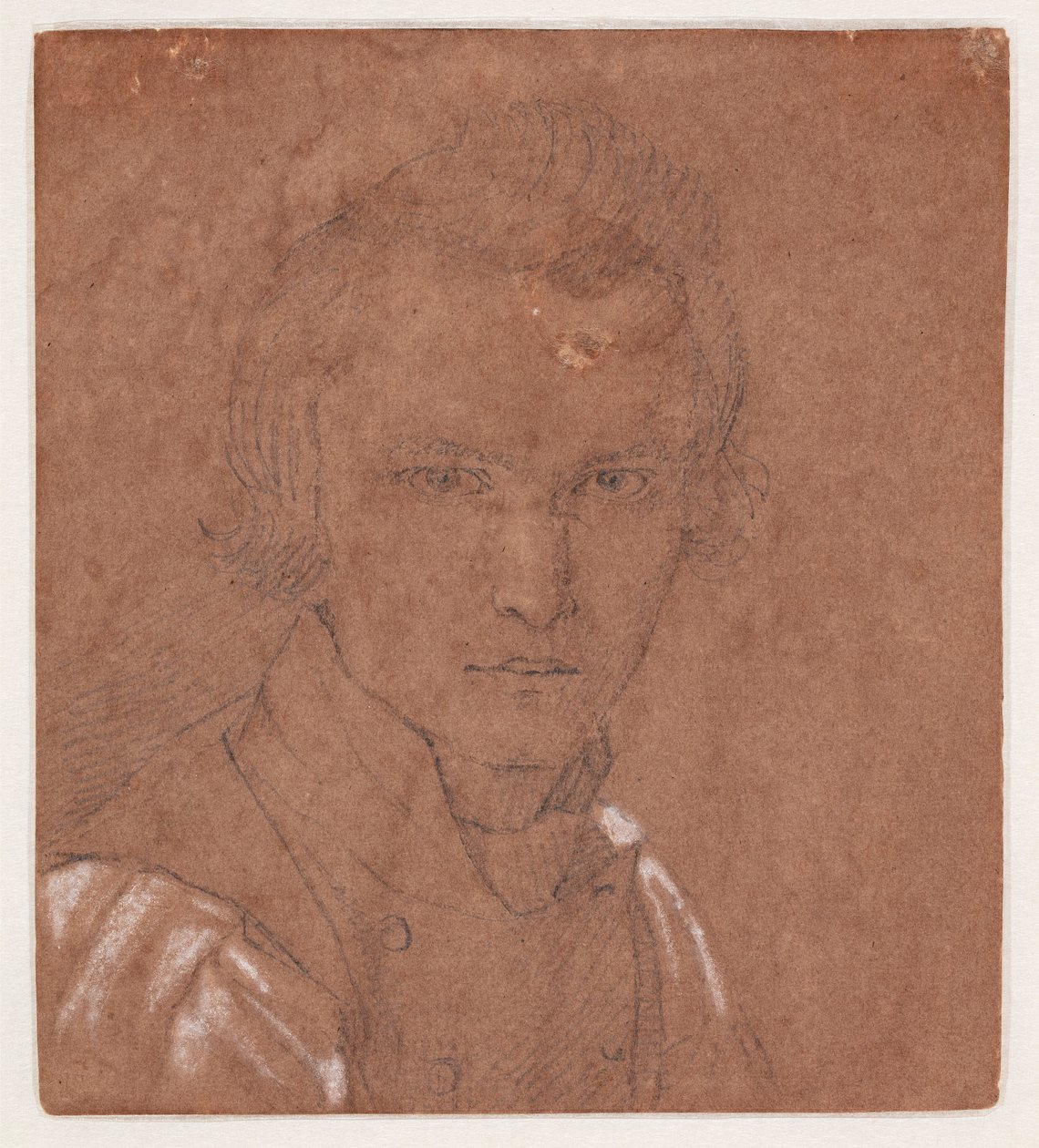 Zelfportret door Johan Thomas Lundbye