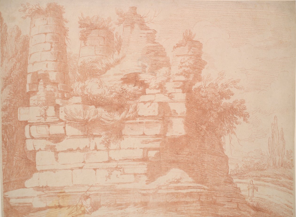Ruïnes door Johan Tobias Sergel