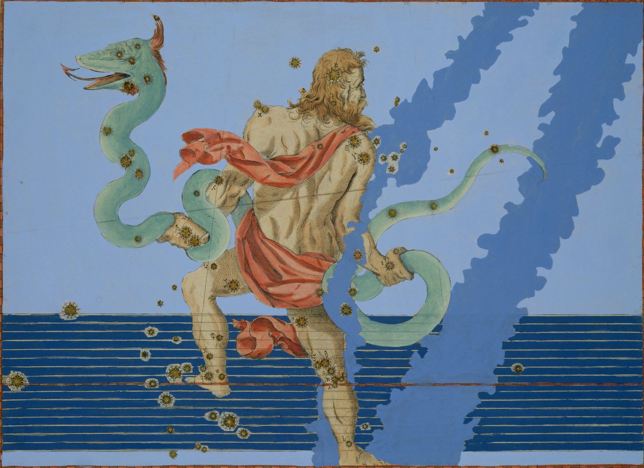 Constellatie van Ophiuchus Groep, uit 