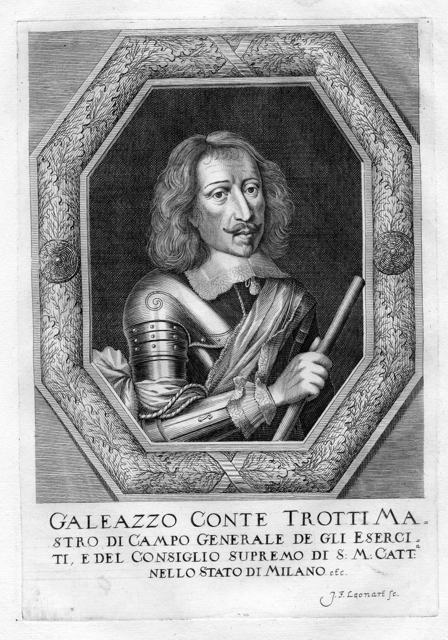 Gian Galeazzo Trotti door Johann Friedrich Leonart