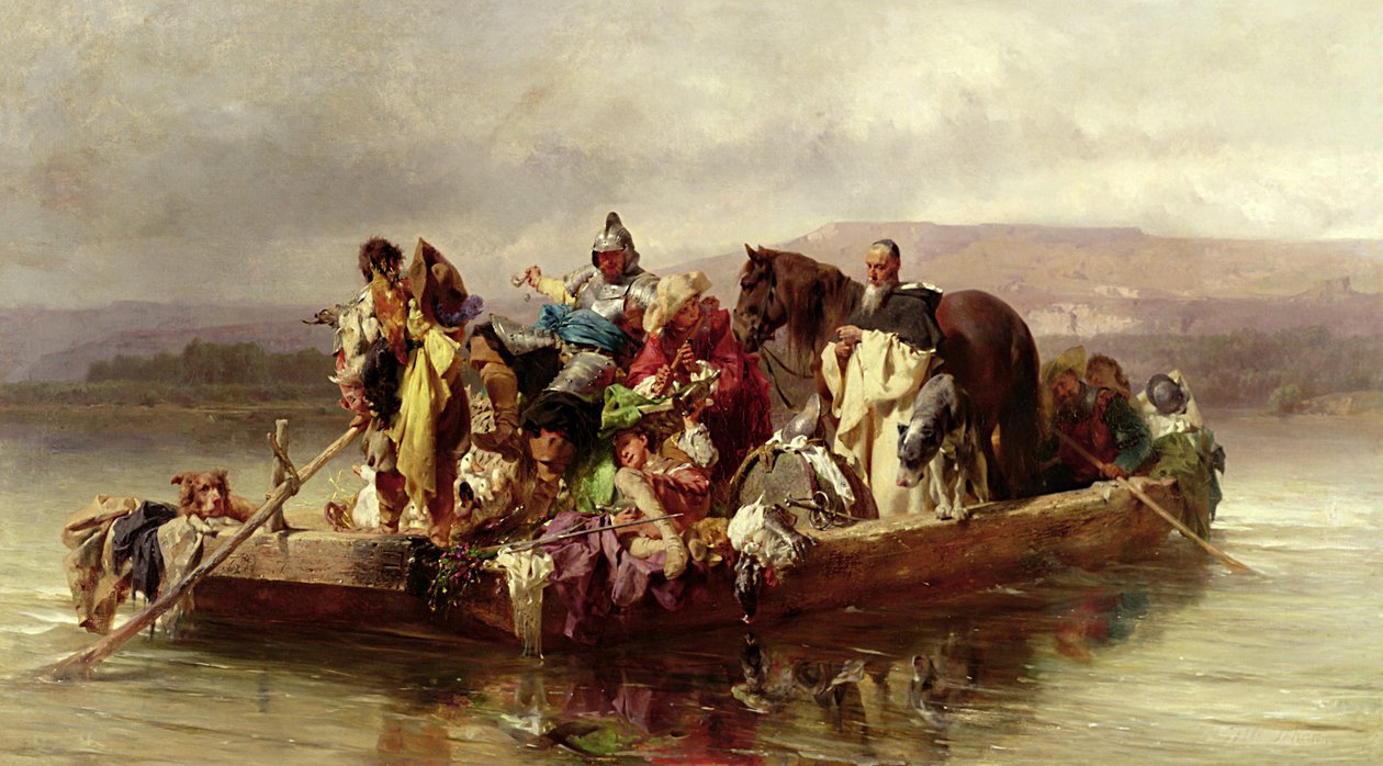 De veerboot door Johann Till