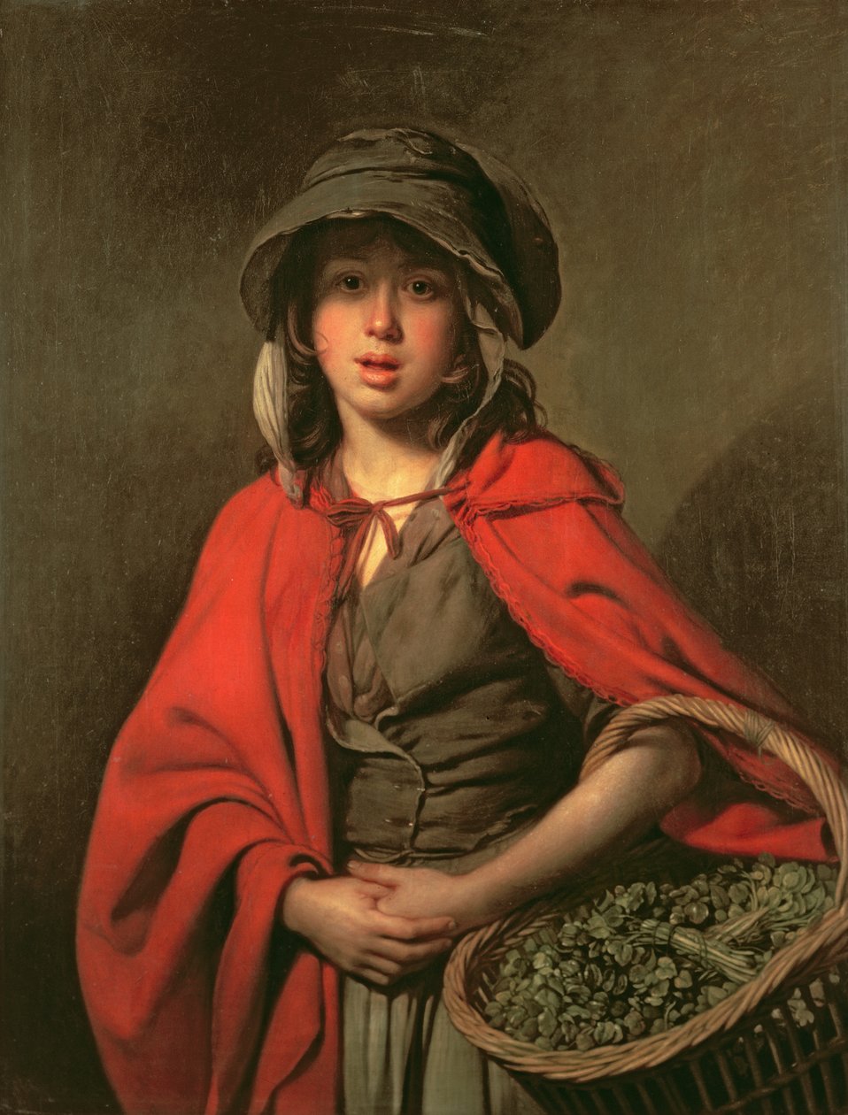 Het waterkersmeisje door Johan Joseph Zoffany