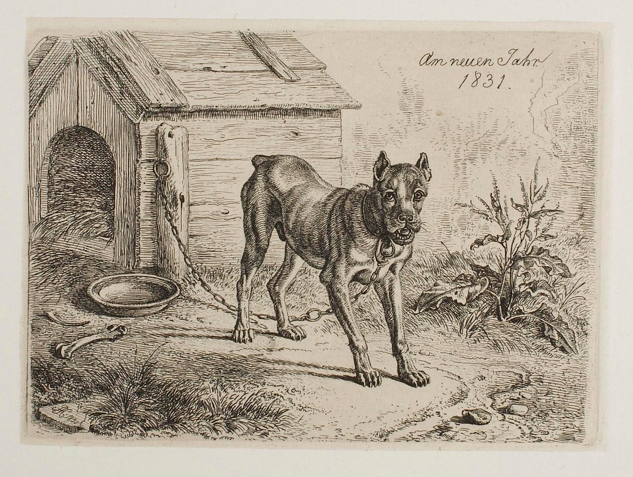 Op Nieuwjaar 1831. Dog door Johann Adam Klein
