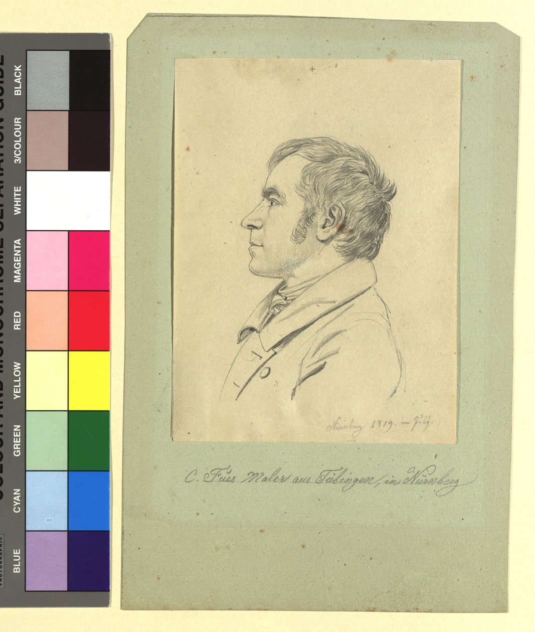 Christian Friedrich Fues (1772-1836), schilder door Johann Adam Klein