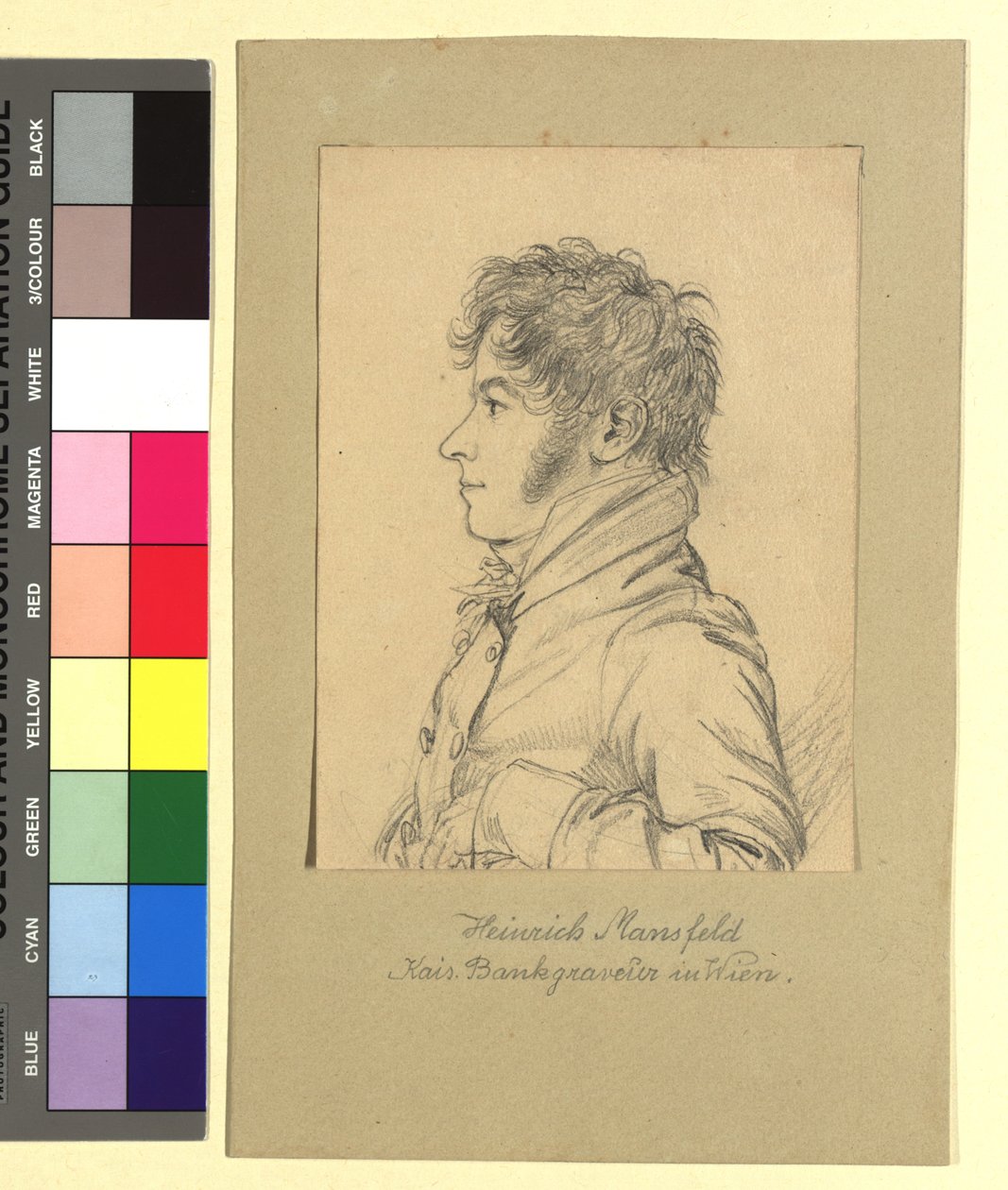 Heinrich Josef Mansfeld (1785-1866), kopergraveur en graveur door Johann Adam Klein