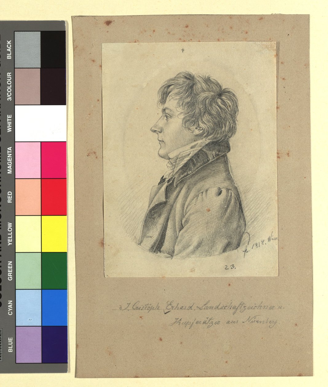 Johann Christoph Erhard (1795-1822), schilder door Johann Adam Klein