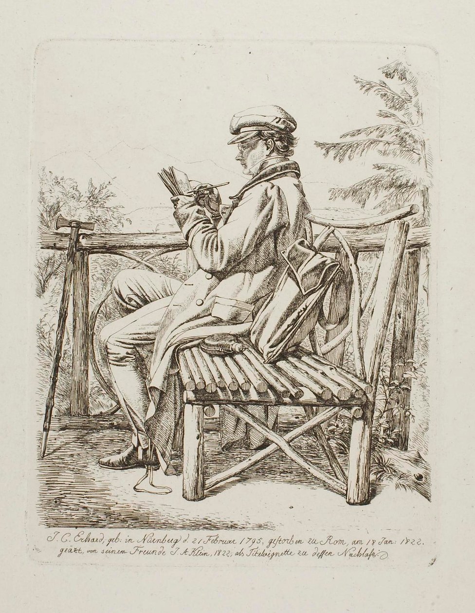 Johann Christoph Erhard door Johann Adam Klein