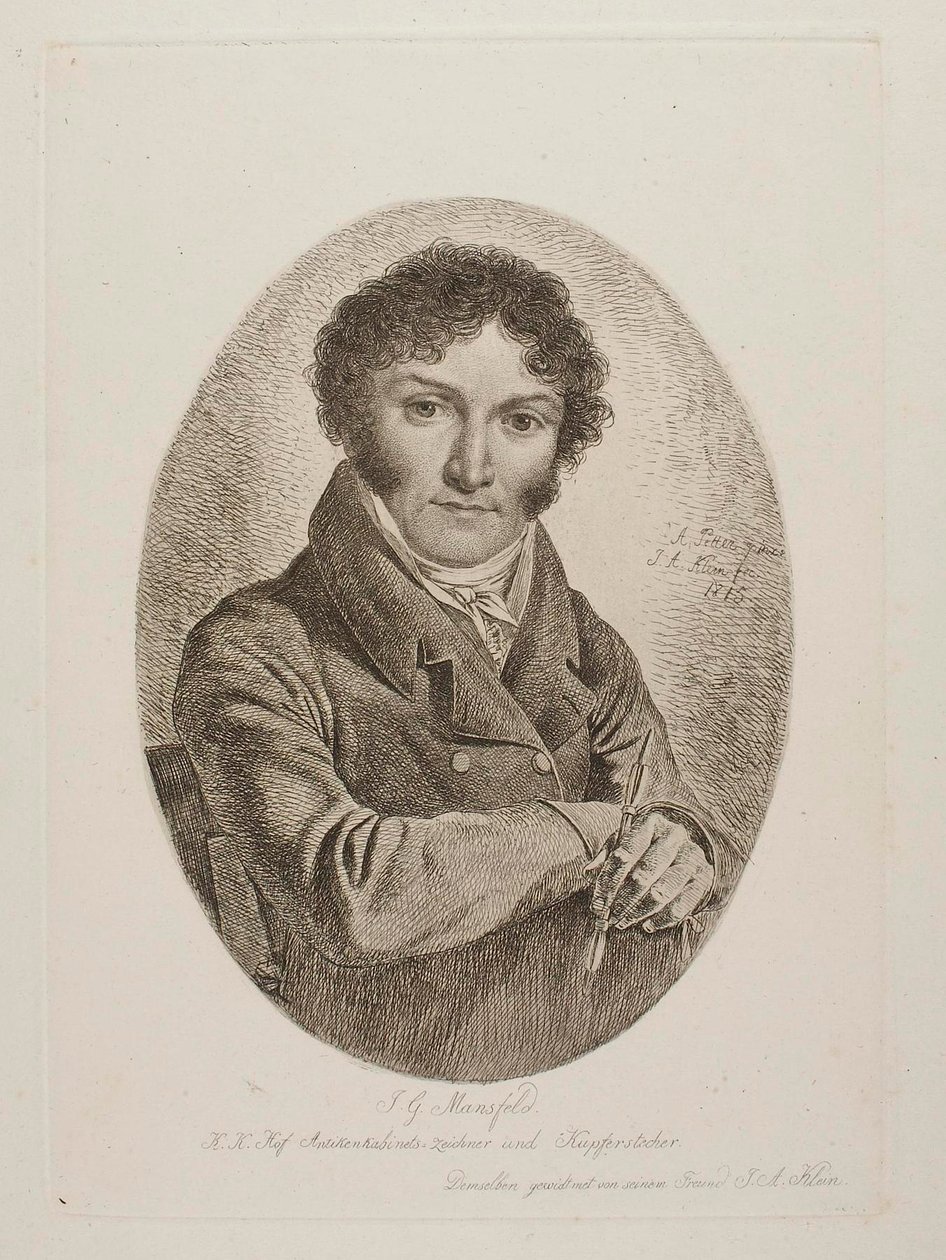 Johann Georg Mansfeld door Johann Adam Klein