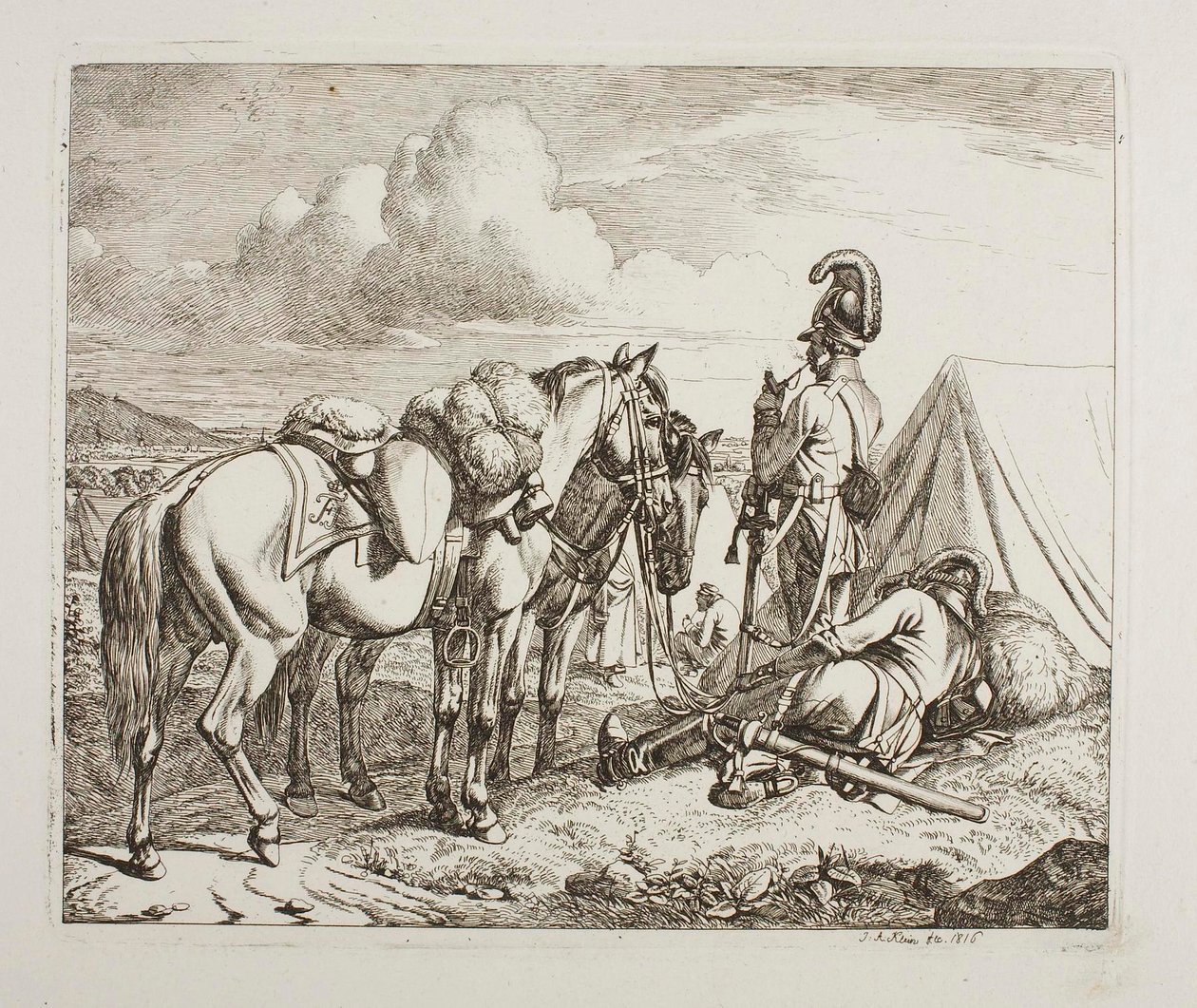 Russische strijdkrachten door Johann Adam Klein