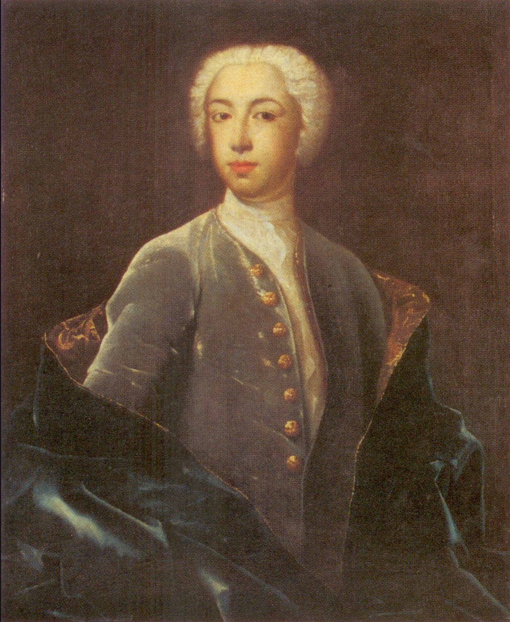 Portrait of Fedor Osterman (1723-1804) door Johann Balthasar Frankart