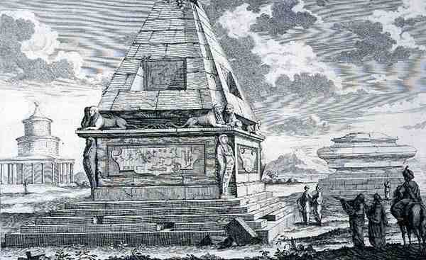 Graven nabij Caïro, Egypte, uit 