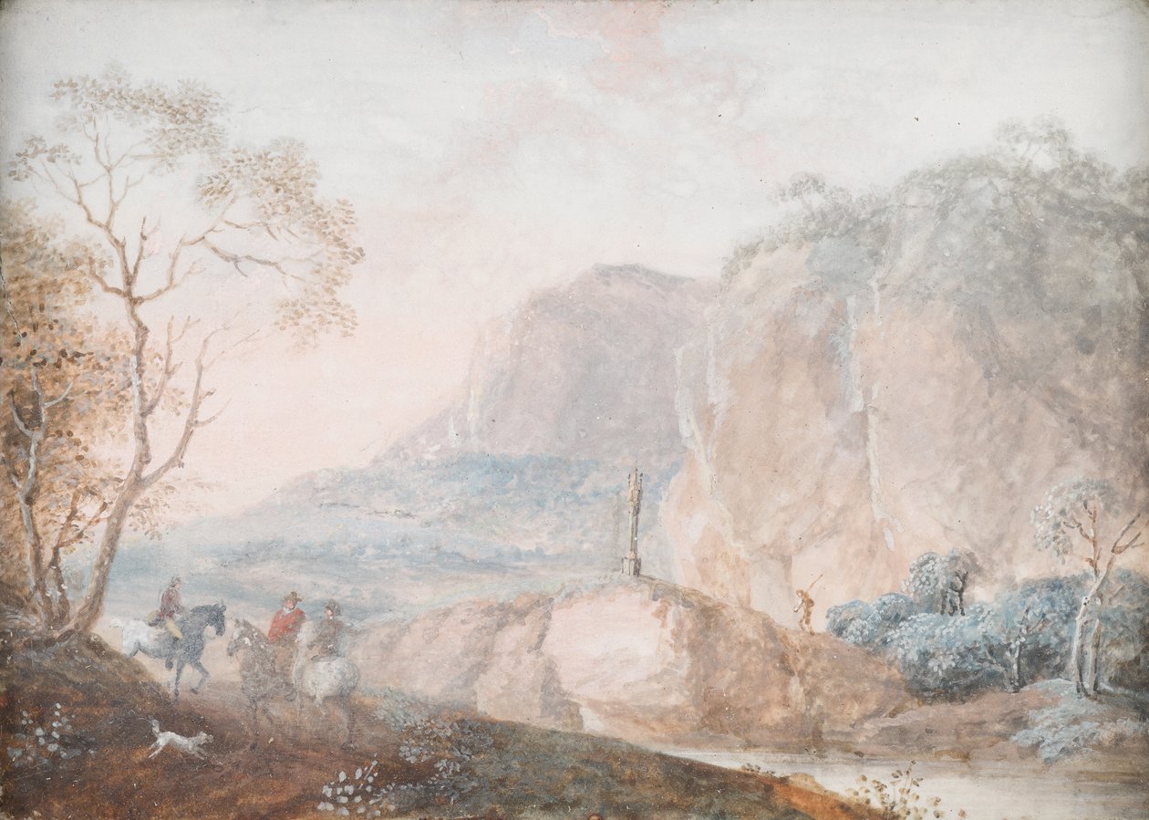 Landschap door Johann Christian Brand