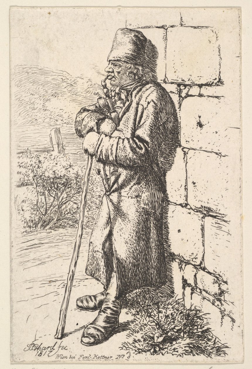 De tabaksroker door Johann Christian Erhard