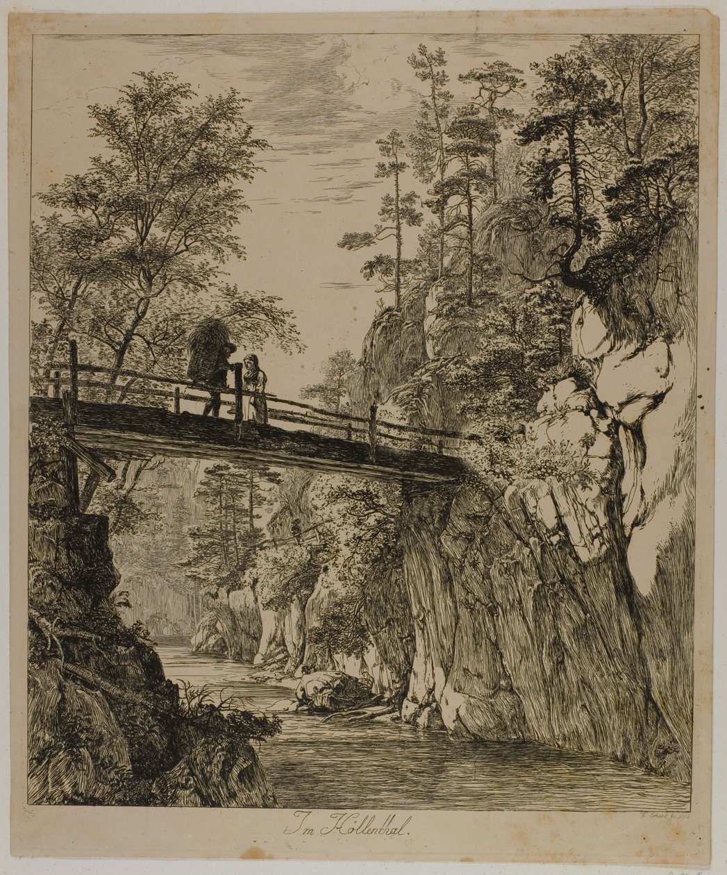 In Höllenthal door Johann Christoph Erhard