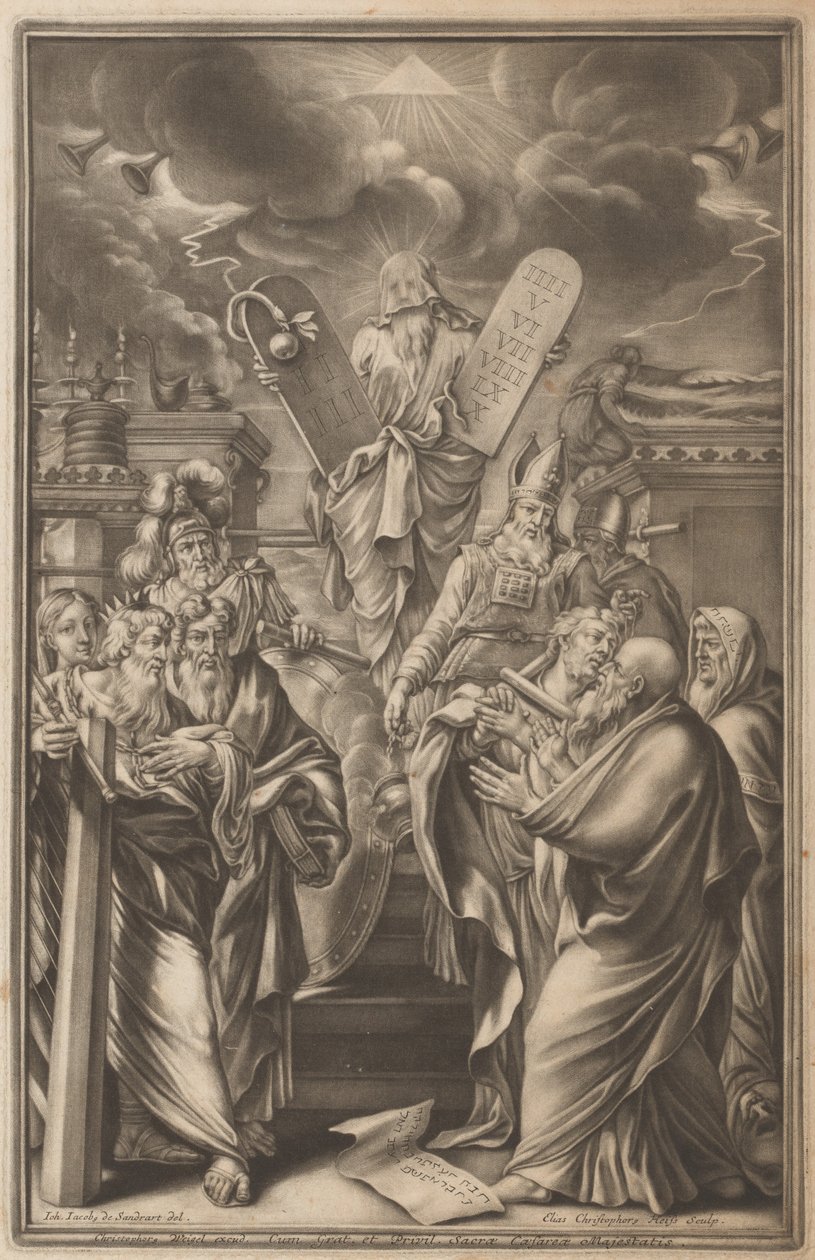 Biblia Ectypa (Beeldbijbel) door Johann Christoph Weigel