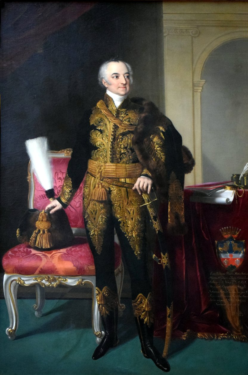 Portret van baron János Malonyay door Johann Ender