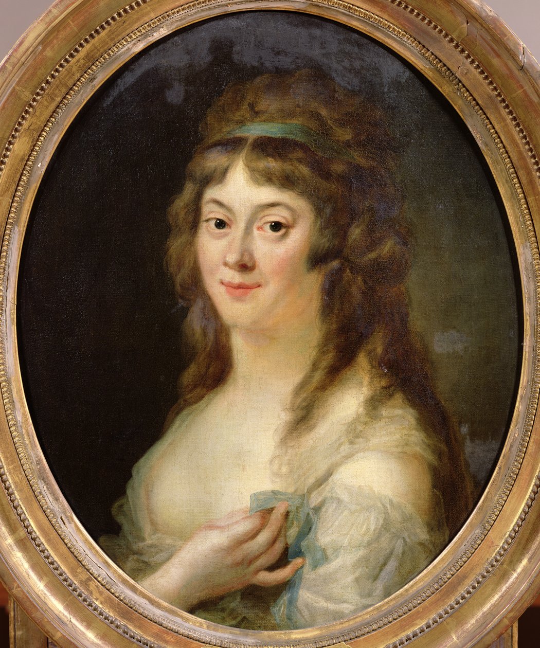 Madame Jeanne-Marie Roland de la Platiere (geboren Philippon) (1756-93) 1792 door Johann Ernst Heinsius