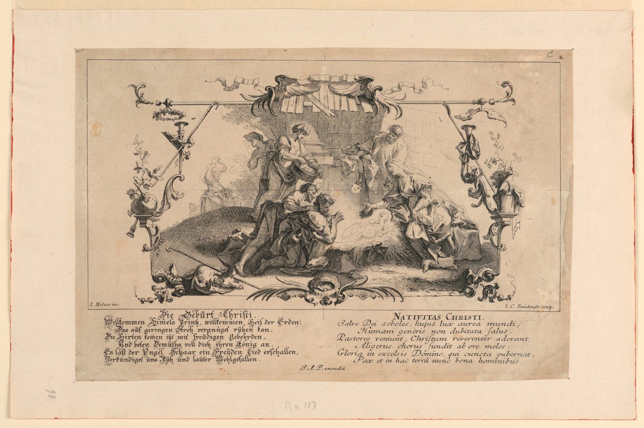 Nativitas Christi door Johann Evangelist Holzer