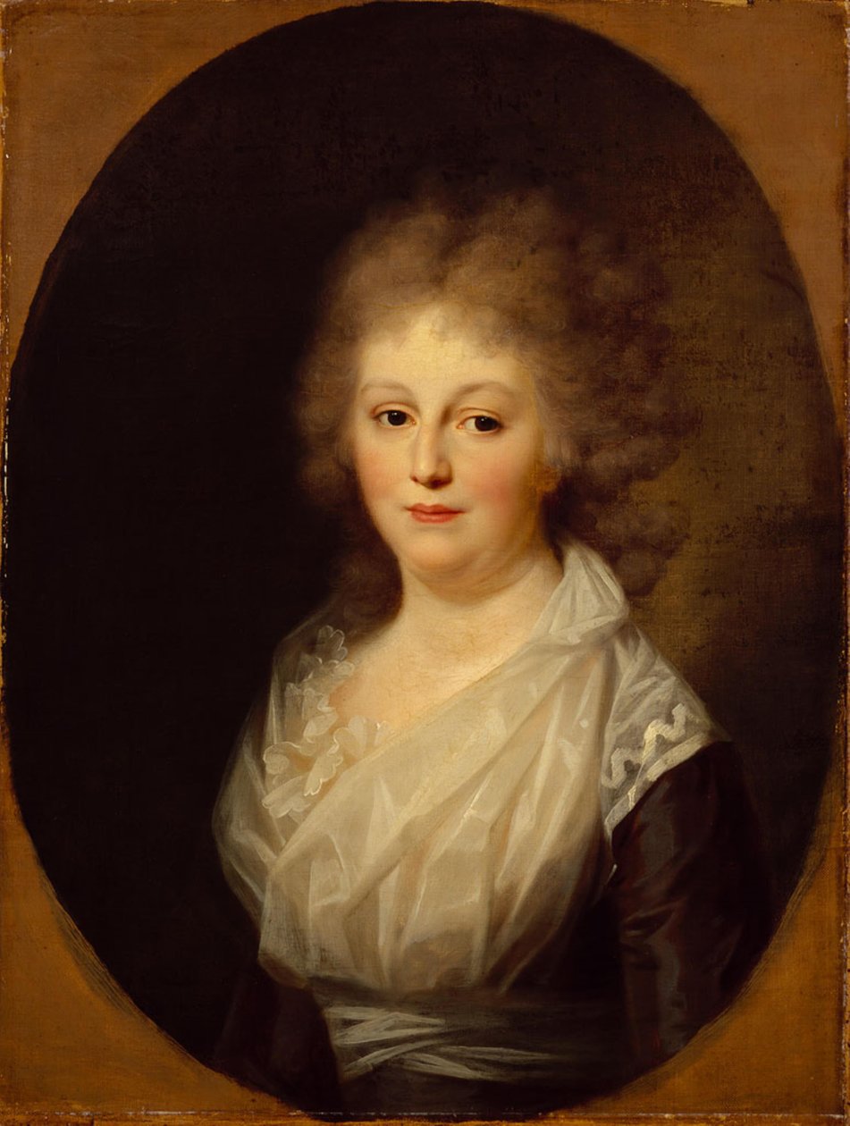 Agnes Maria Dedel (1767-1827) door Johann Friedrich August Tischbein