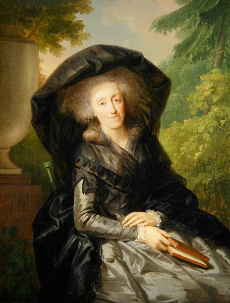 Frau Schmidt-Capelle door Johann Friedrich August Tischbein