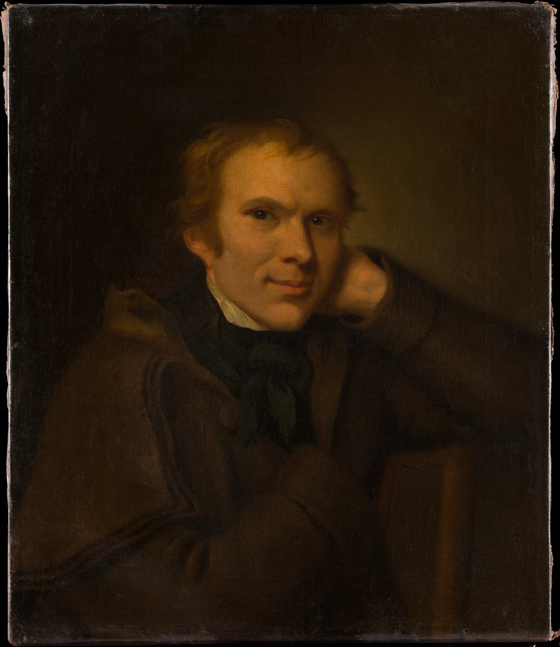 Portret van Johann Friedrich Lauck door Johann Friedrich August Tischbein