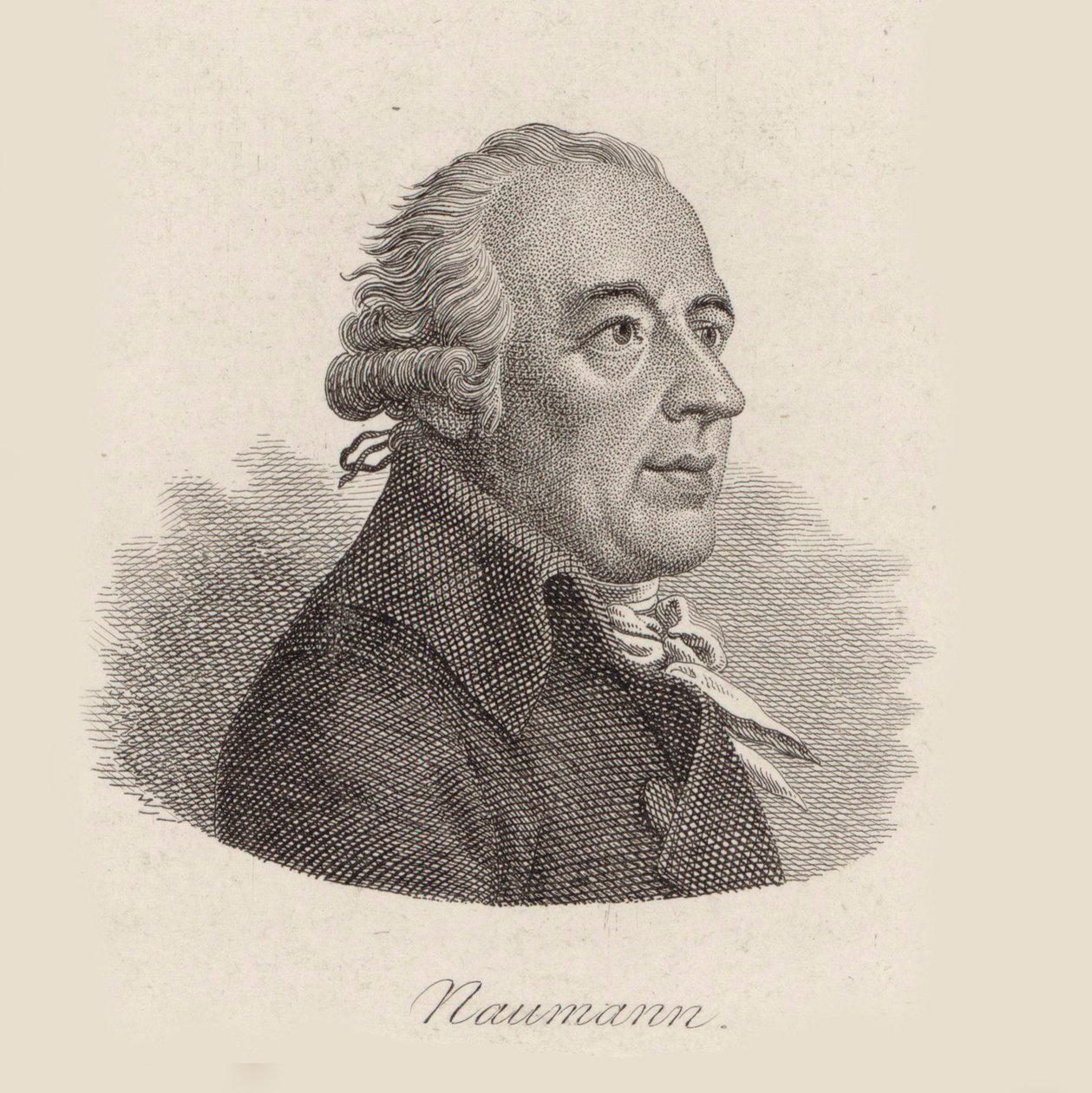 Portret van de componist Johann Gottlieb Naumann 1741-1801 door Johann Friedrich Bolt