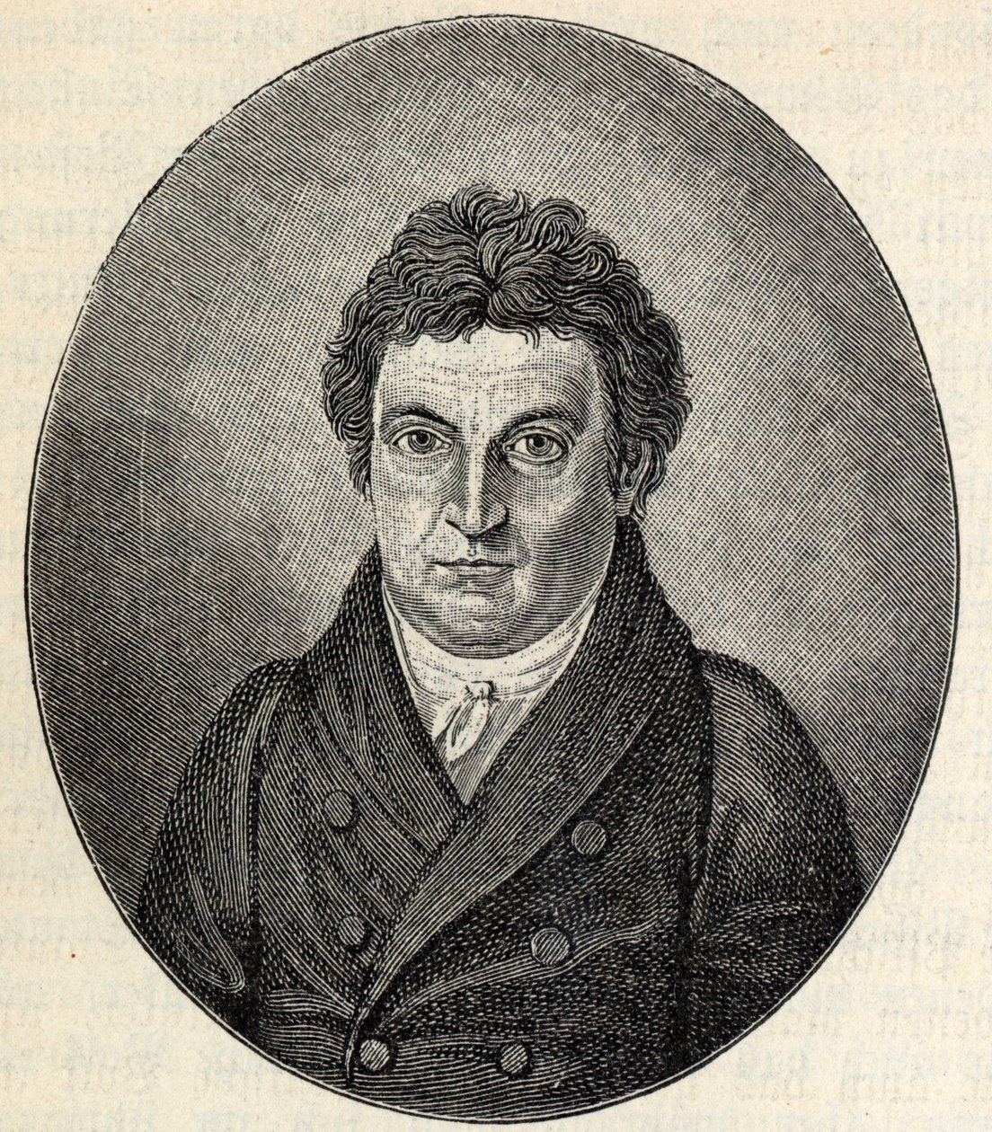 Portret van Johann Gottlieb Fichte 1762-1814 door Johann Friedrich Jügel