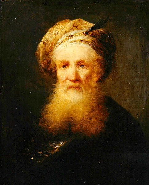 Hoofd van een oosterse man, ca. 1759-62 door Johann Georg Trautmann