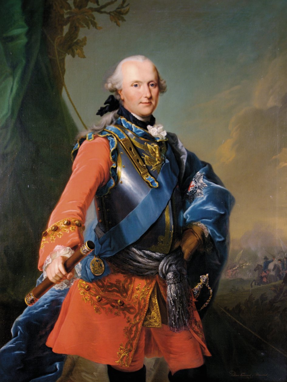 Prins Ferdinand, Hertog van Brunswick-Luneburg, 1759 door Johann Georg Ziesenis