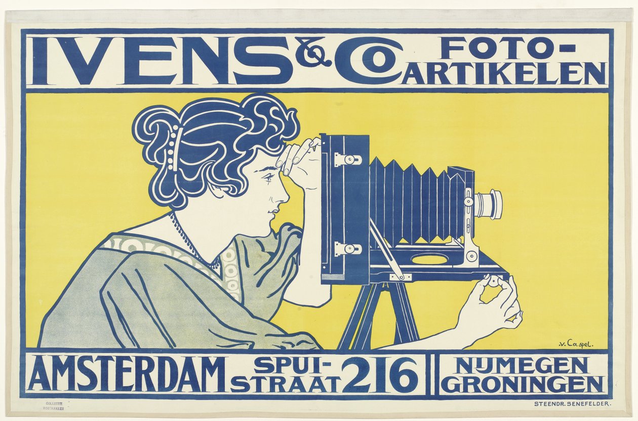 Reclameposters voor Ivens & Co en Guy de Coral & Co door Johann Georg van Caspel