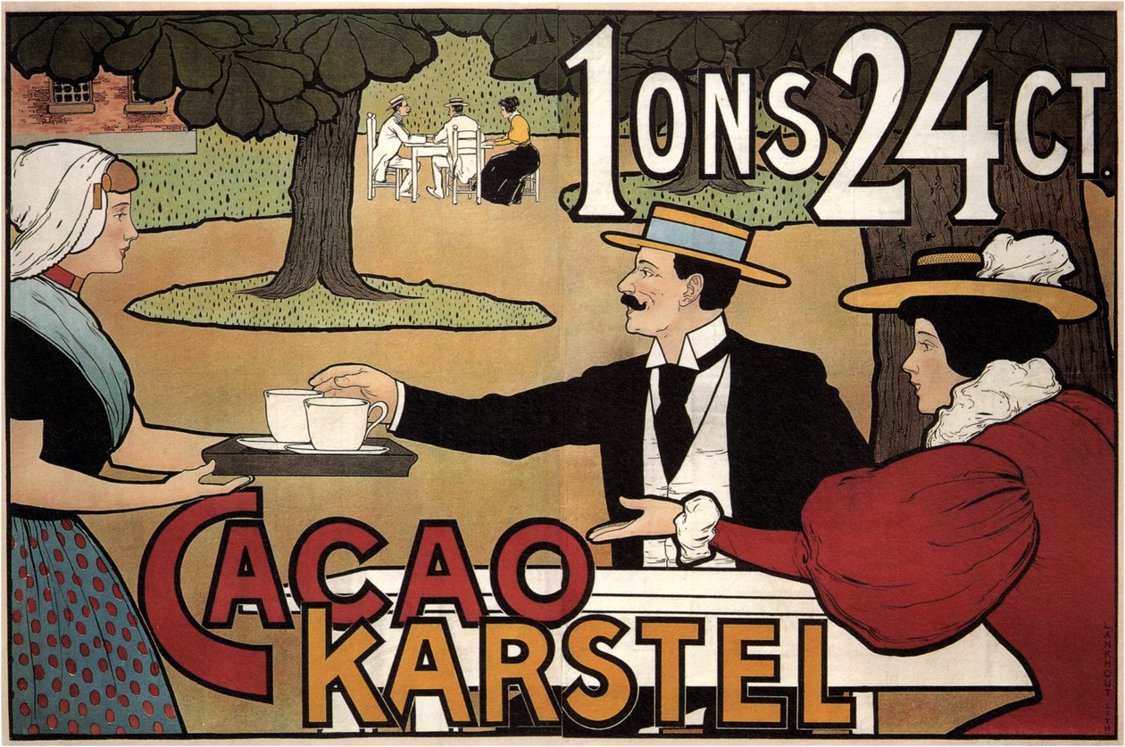 Cacao Karstel, 1897 door Johann Georg van Caspel