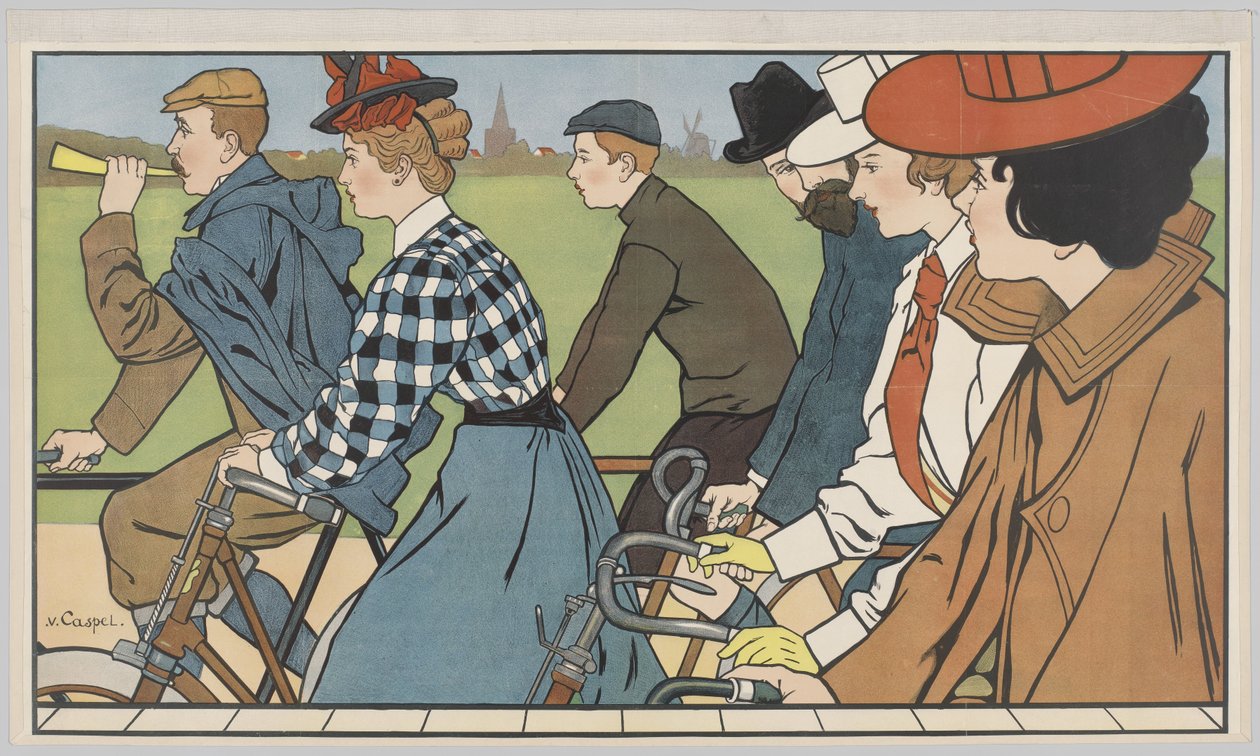 Hamers rijwielen door Johann Georg van Caspel