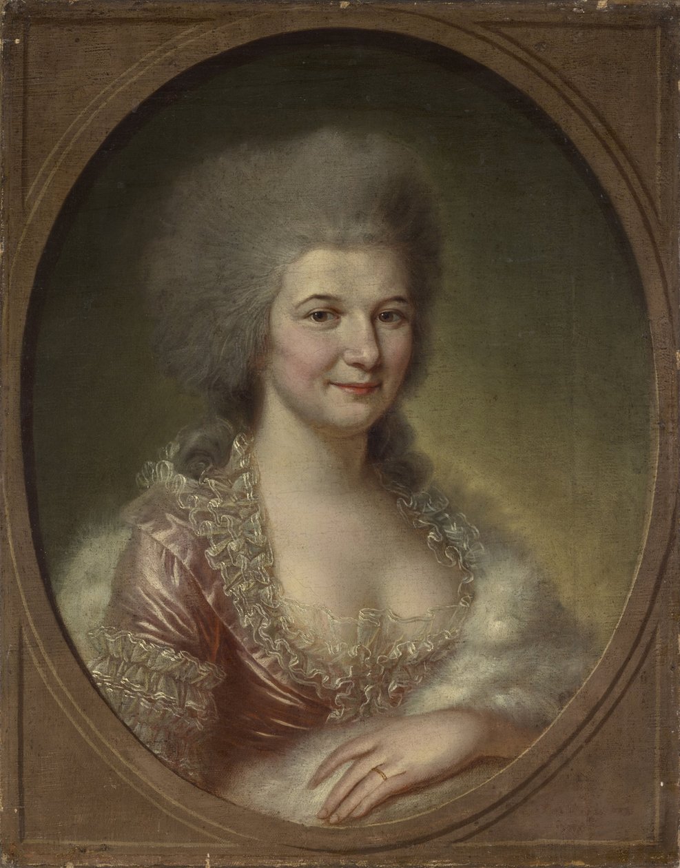 Hofdame aan het Keurvorstelijke Hof door Johann Georg von Edlinger
