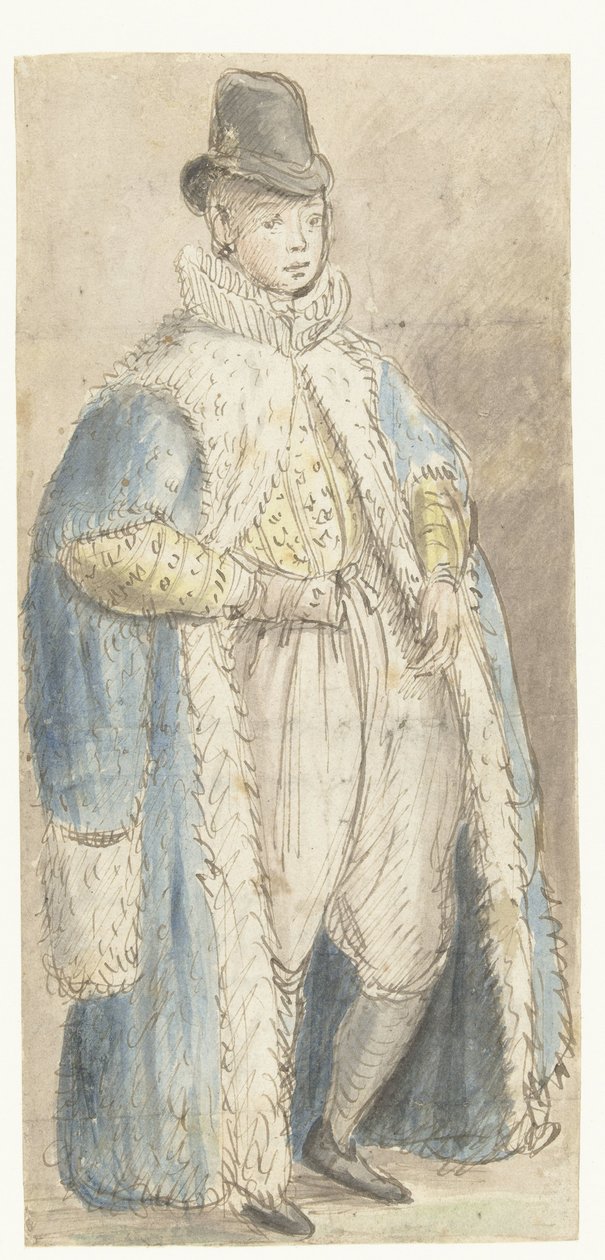 Portret van de zoon van Frederik V van de Palts (?) door Johann Goltz (possibly)