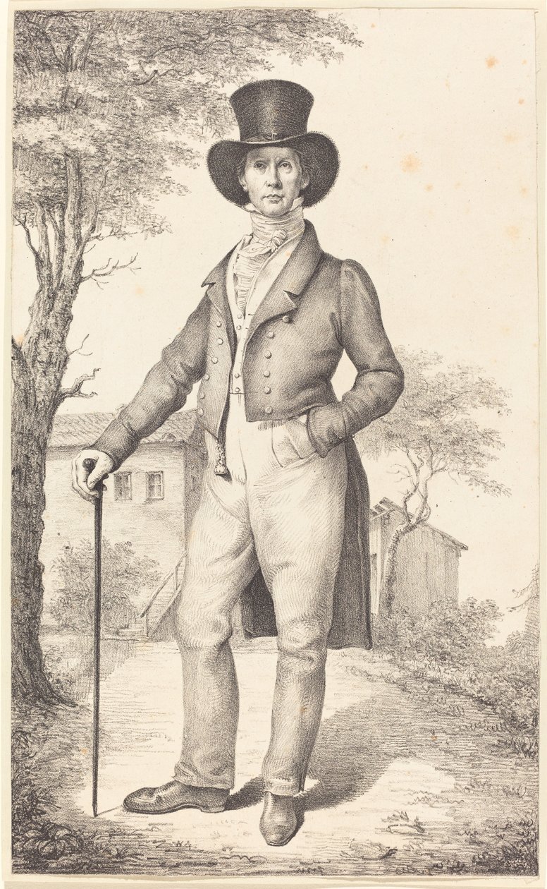 De Senior Overheidsauditor Rudolf Schadow (De Broer van de Kunstenaar) door Johann Gottfried Schadow