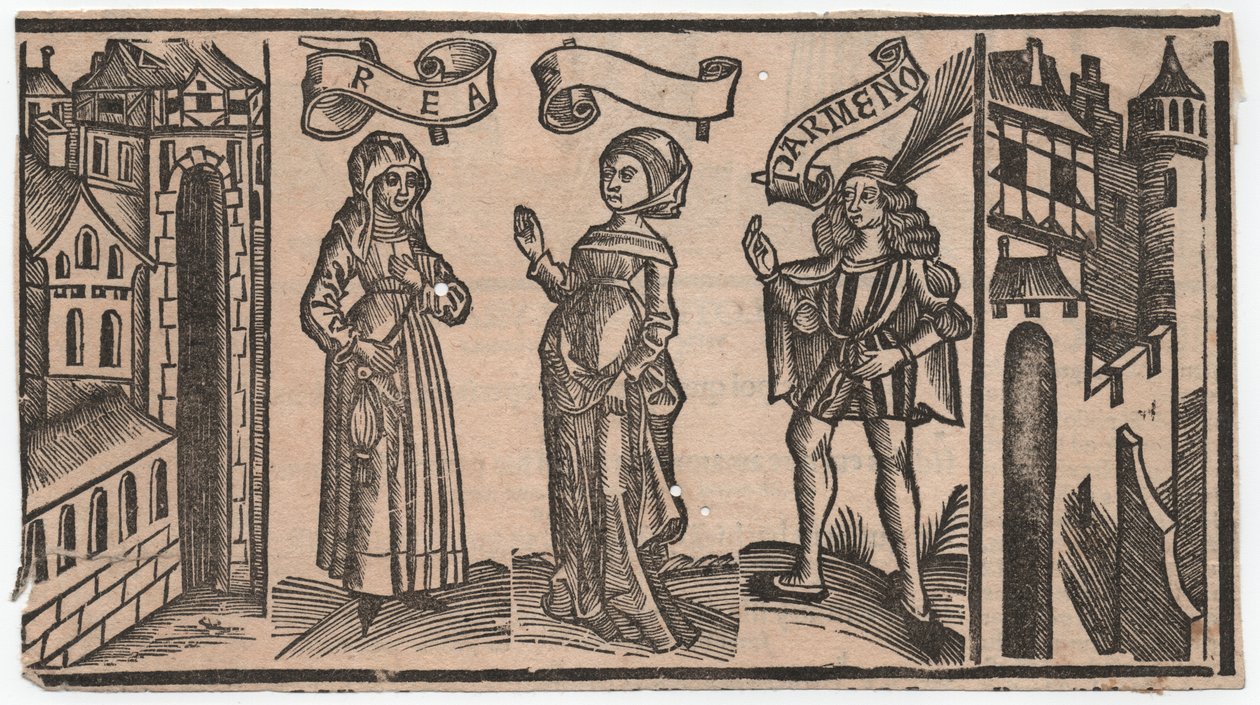 Parmeno en Rea door Johann Gruninger
