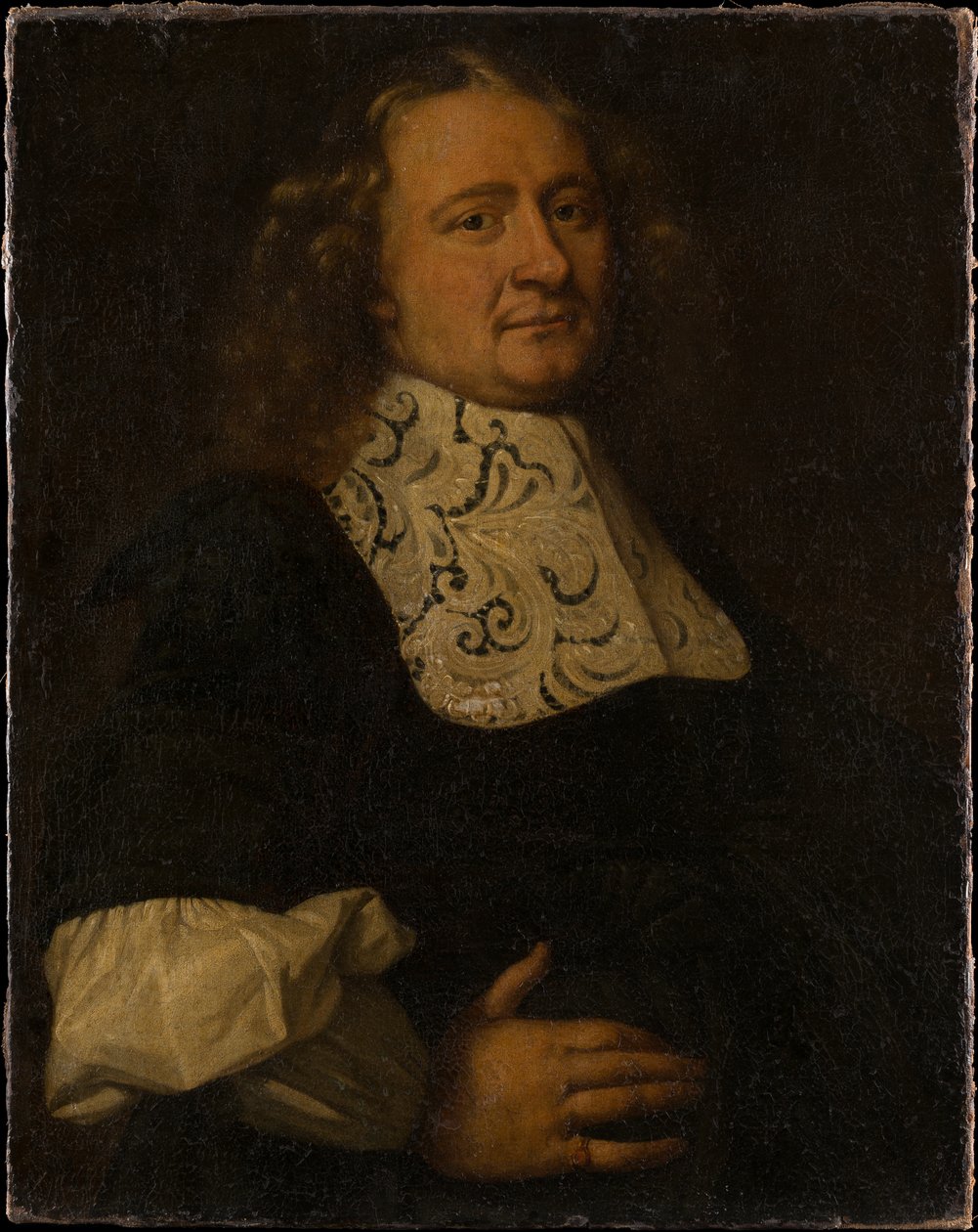 Portret van een man door Johann Heinrich Roos